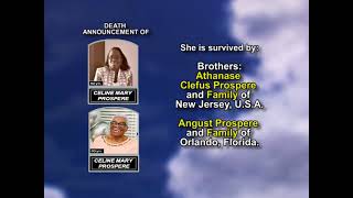 Celine Mary Prospere long