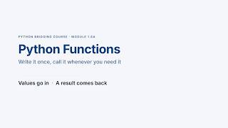 7. Python Functions, Arguments and Lambda