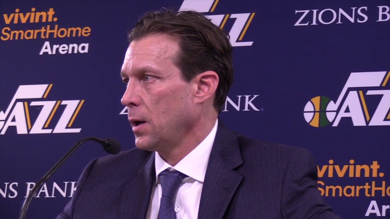 Utah Jazz coach Quin Snyder on the team's win over the ...