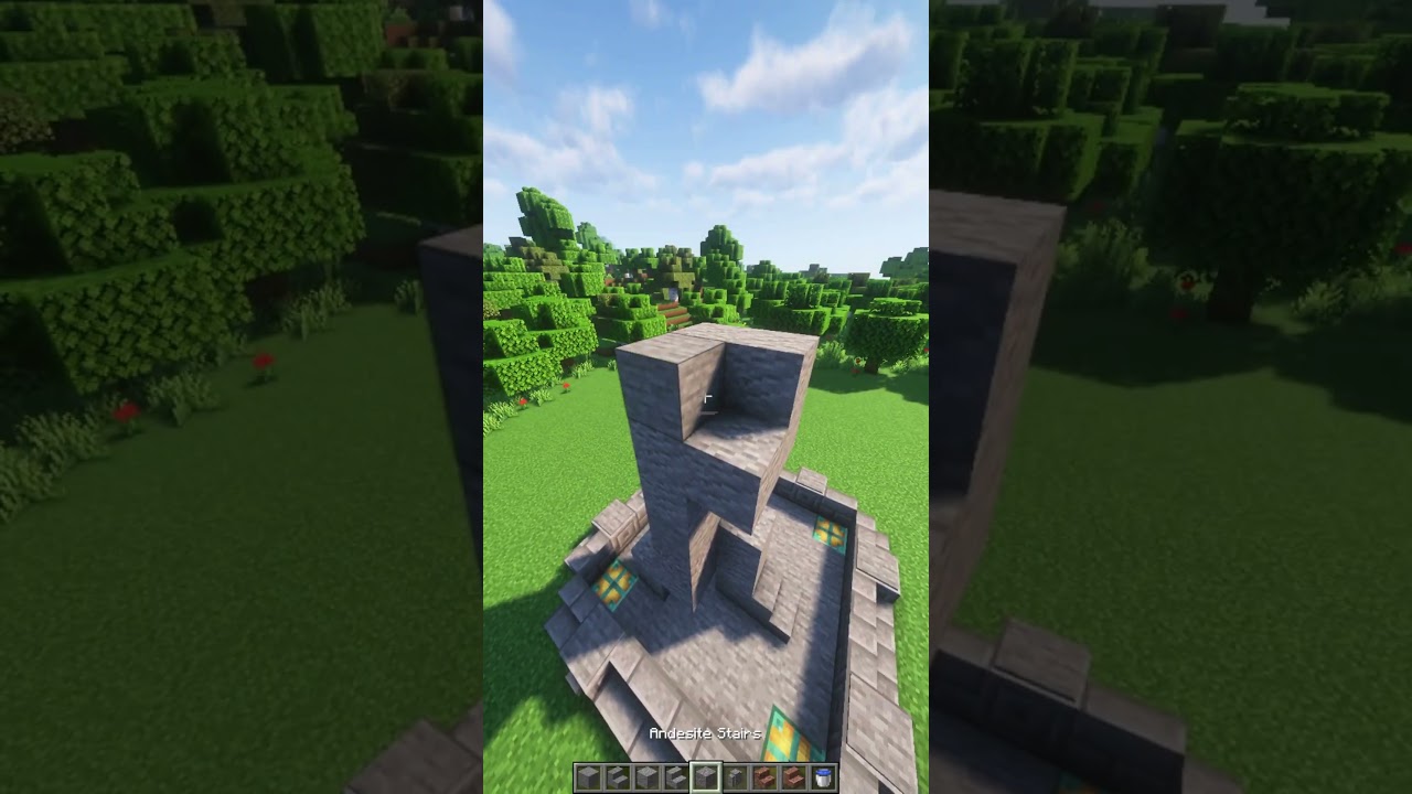 Minecraft:Easy Fountain⛲Tutorial 