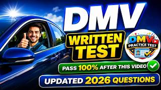 DMV Permit Test 2026 | 50 Real Exam Questions & Answers – Pass First Try!