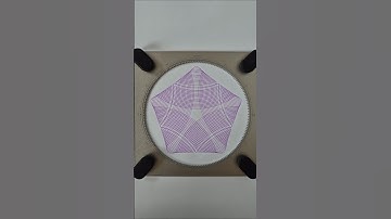 Perfect Pentagon – Geometry in Motion #spirograph #mathart #गणित #arte #искусство#幾何学#geometri#太陽アート
