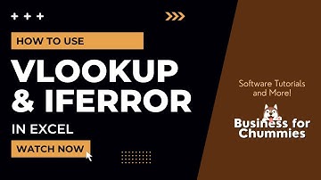 How to Use IFERROR and VLOOKUP in Excel - Nested Formulas