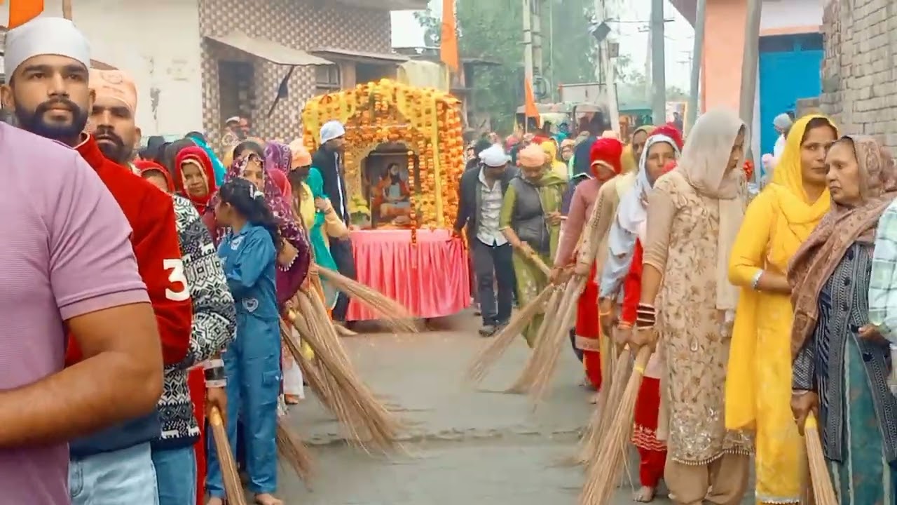 गुरु🙏🏿📿 रविदास🙏🏿🙇🏿 जी की जयंती🎉🥳# पुंडरी करनाल #शोभा यात्रा_ ashwani_ pundri _