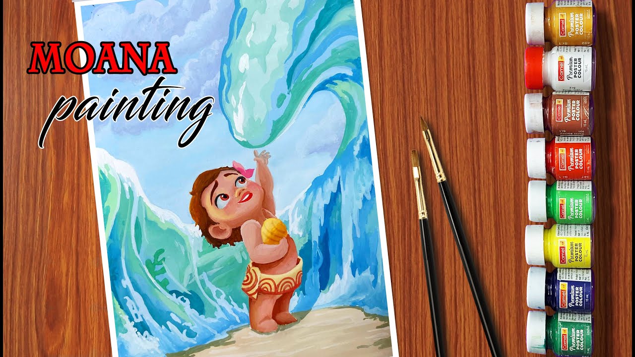 Baby_Moana_Painting/How_To_Paint_Moana/Moana_Drawing/ YouTube