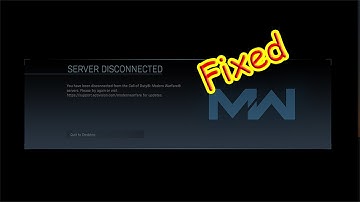 How to fix server disconnected in COD warzone (PC)