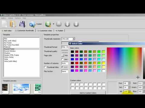 How to make a Video Gallery/ Embed youtube videos on your webpage using Video Lightbox