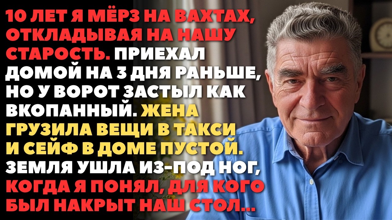 Приехал на 3 дня раньше и застыл в ШОКЕ! Жена грузит чемоданы в такси и сейф пустой, тогда я понял..
