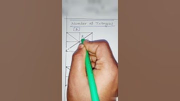 finding the numbers of Triangles in  Rectangle & Square in 3 Seconds. #mathstricks  #trick #inandout