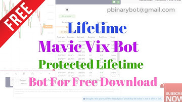Free Deriv.com Bot - Mavic Vix Binary Bot | Lifetime Tested Binary Bot Free Download