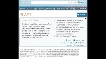 UNIPROT BLAST Align