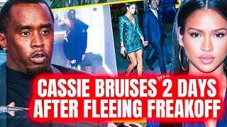 LEAKED PICS|Cassie BRUISED|Faking Smiles w/Diddy|2Days After Hotel Incident|Fled DURING FREAK-OFF|