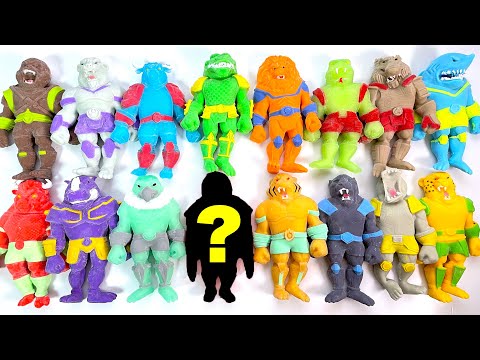 STRETCHIES MUTANTS FIGHTERS Complete set 