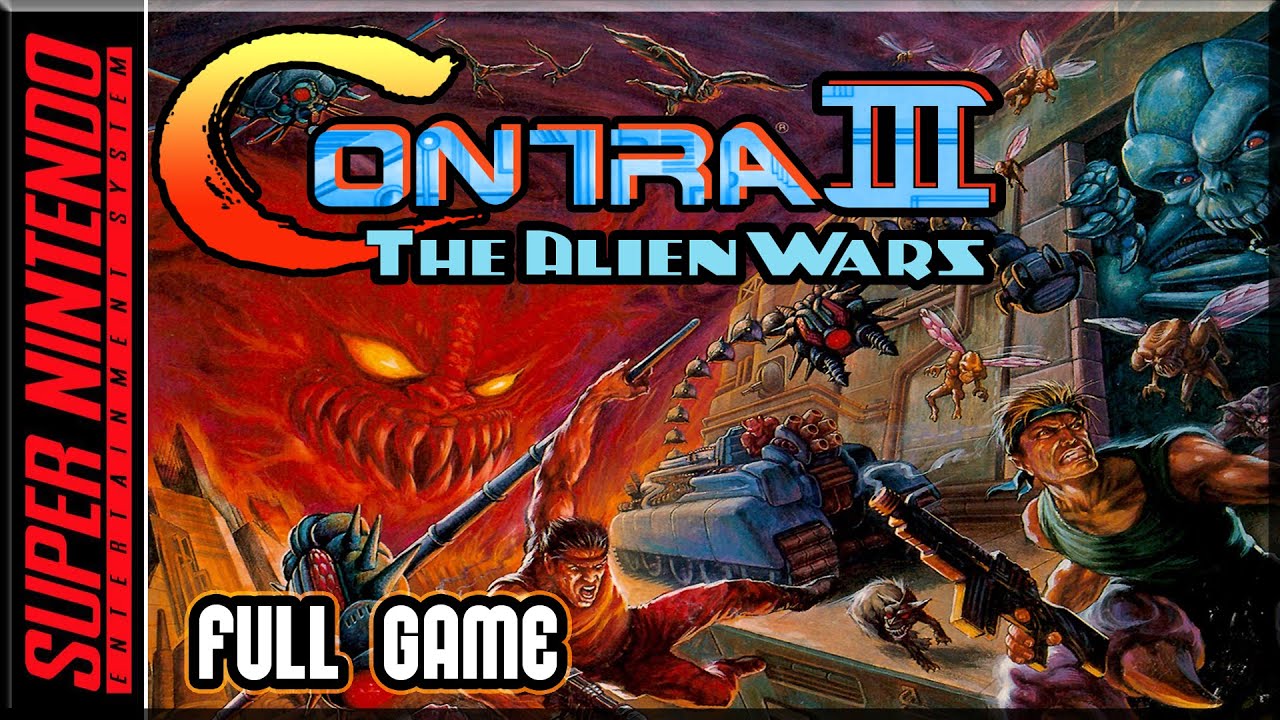 Desocupado: Se não jogou, jogue! - Contra 3: The Alien Wars (SNES)