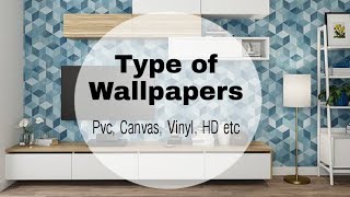 Type of Wallpapers | pvc, paper, canvas, vinyl etc | Sahu Foundations screenshot 5