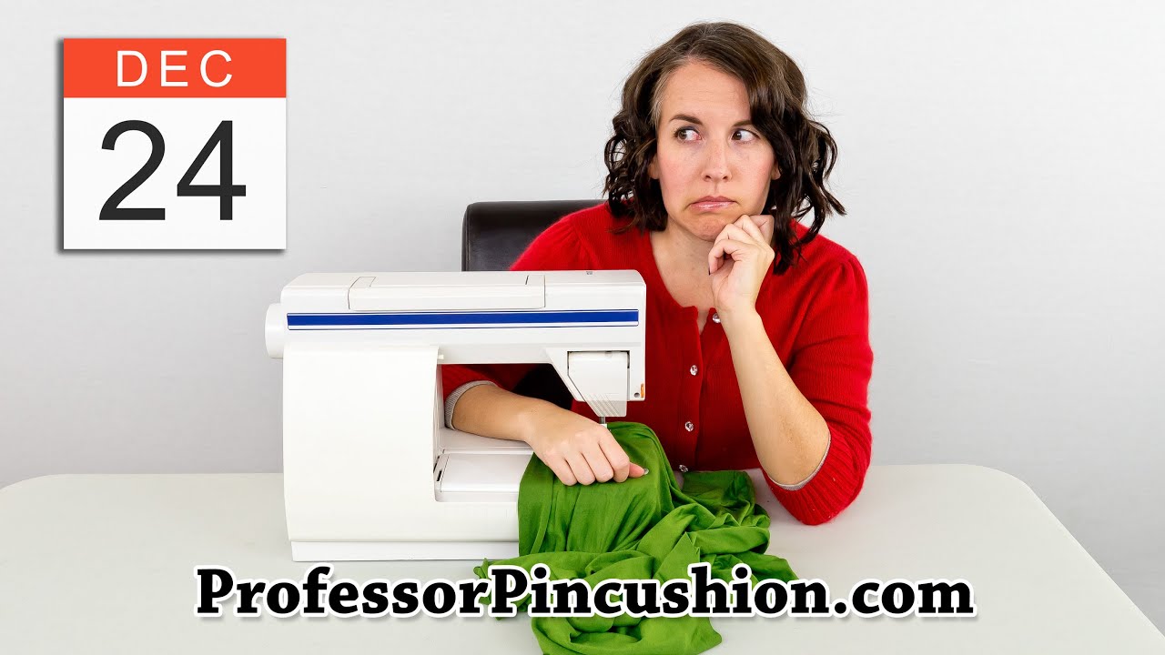 Dear Professor Pincushion Holiday Sewing YouTube