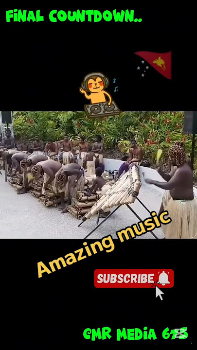 Amazing Bamboo Band for Papua New Guinea 🇵🇬👍