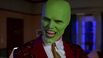 La Mascara Español latino Stanley Ipkiss (Jim Carrey) se pone la mascara primera vez The Mask 1994