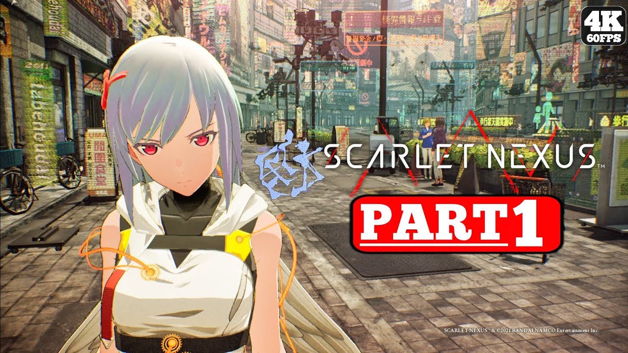 SCARLET NEXUS Gameplay Walkthrough Part 1 FULL GAME [4K 60FPS PC] - No Commentary