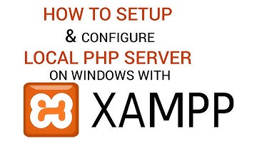 How to setup apache web server locally on windows computer using Xampp