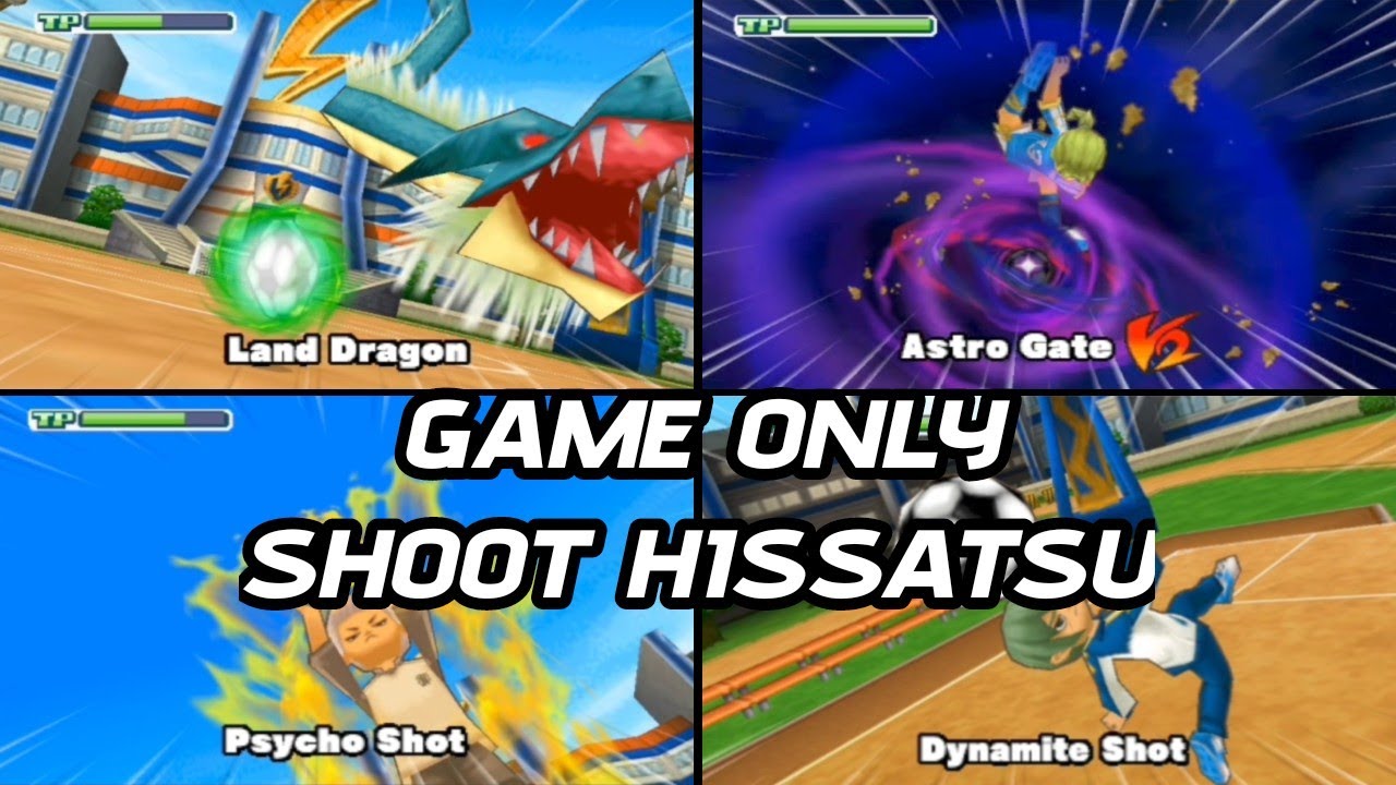 Inazuma Eleven 3 - Every shoot hissatsu not shown in the anime