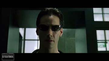 The Matrix 1999 (SUBTITLE) |  lobby fight scene  (7/10) d7cutbox