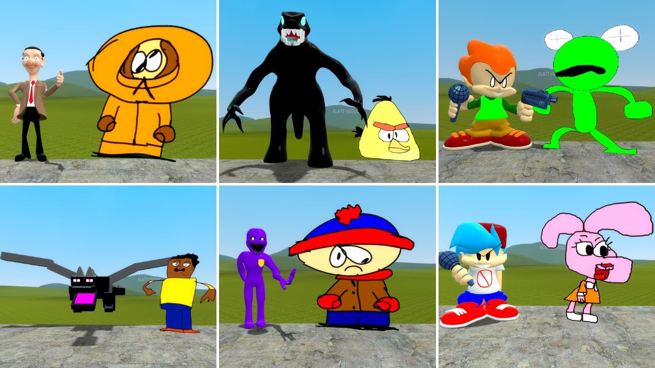 New 2D MEMES Vs SPECIAL 3D MEMES IN Garry's Mod