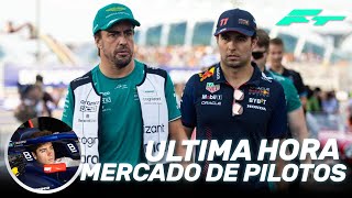 ¡¡ULTIMA HORA MERCADO de PILOTOS!! La LOCURA de ALONSO a RED BULL,  el NUEVO CONTRATO de CHECO PEREZ