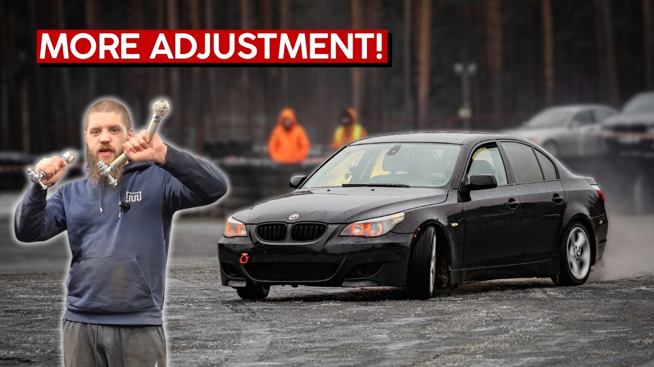 Регулируемые рычаги подвески и шины для зимнего дрифта | Дрифт-проект E60