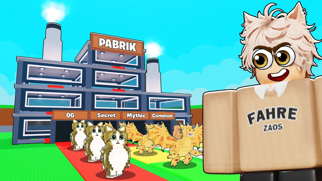 AKU BIKIN PABRIK BRAINROT DI STEAL A BRAINROT ROBLOX