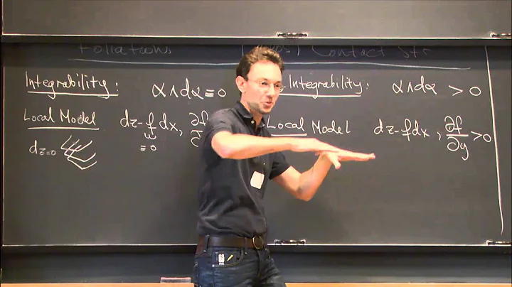Contact Structures, foliations and group actions -...