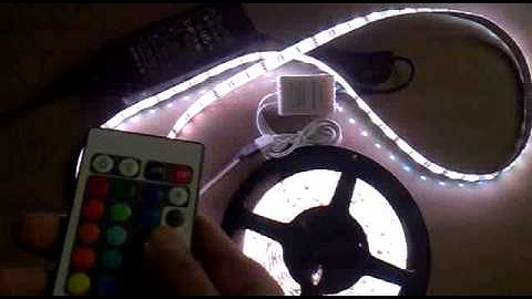 RGB LED light strips for French client - kutop.com