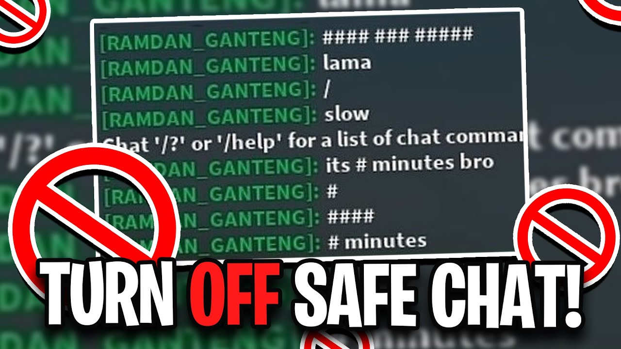 How To Turn Safe Chat Off Roblox Youtube - how to turn off safe chat on roblox ursuperb