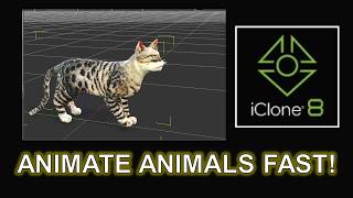 How to Animate Animals in iClone 8 (Perform Commands & Smooth Motion Transitions)