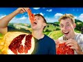 Brits try the best ham in italy