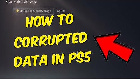 How to Find Corrupted Data In PS5 2024