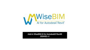 The new AI add-in for Revit® by WiseBIM - Tutorial