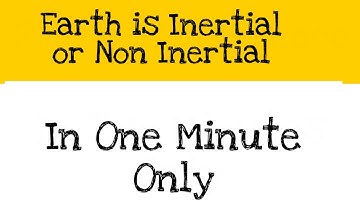 Earth is Inertial Frame of References