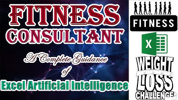 Excel as Fitness Consultant | BMI/BMR Calculator | Excel as Dietitian | Weight Loss Tracker-Fat Burn