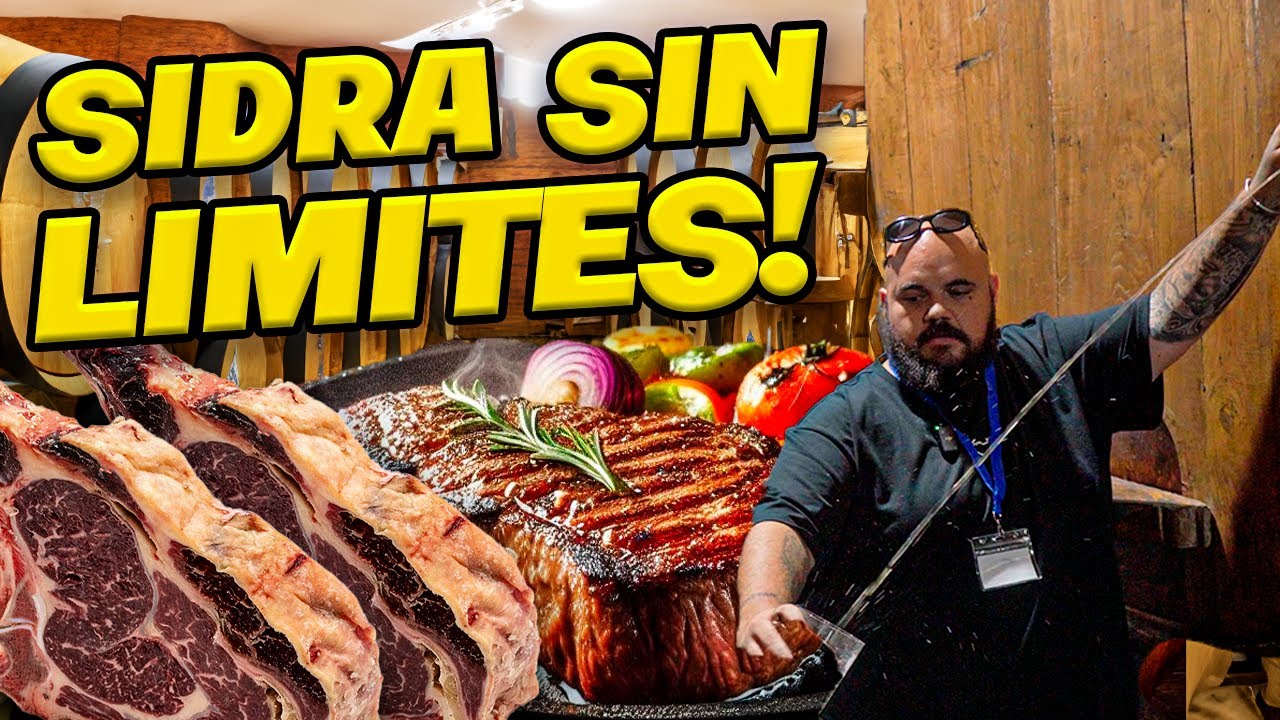 Probando LA MEJOR SIDRERIA DEL PAIS VASCO SIN LIMITES!! // The best SIDRERIA in PAIS VASCO