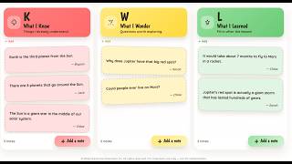 Wonder Wall — The Beautiful Interactive KWL Board for Any Classroom