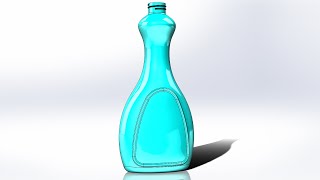 Plastic Bottle Design in Solidworks