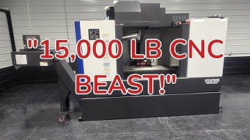 "Biggest Shop Move Yet: 15K lb. Hyundai WIA KF5 CNC Mill"