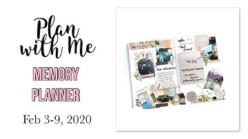 Memory Plan with Me | Erin Condren Petite Journal | Feb 3-9, 2020