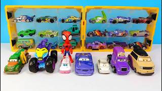 Disney Pixar Cars Unboxing Review | Lightning McQueen, Tow Mater & Spidey