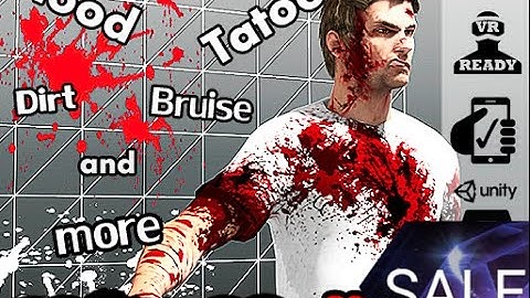 Unity Asset Store Pack - UVPaint Skinned Mesh Decal System (Runtime textures) (Link in description)