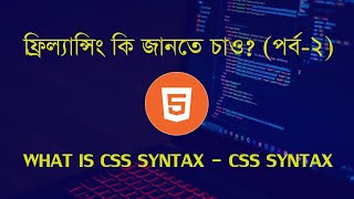CSS Syntax | Programming Tube | Part 2