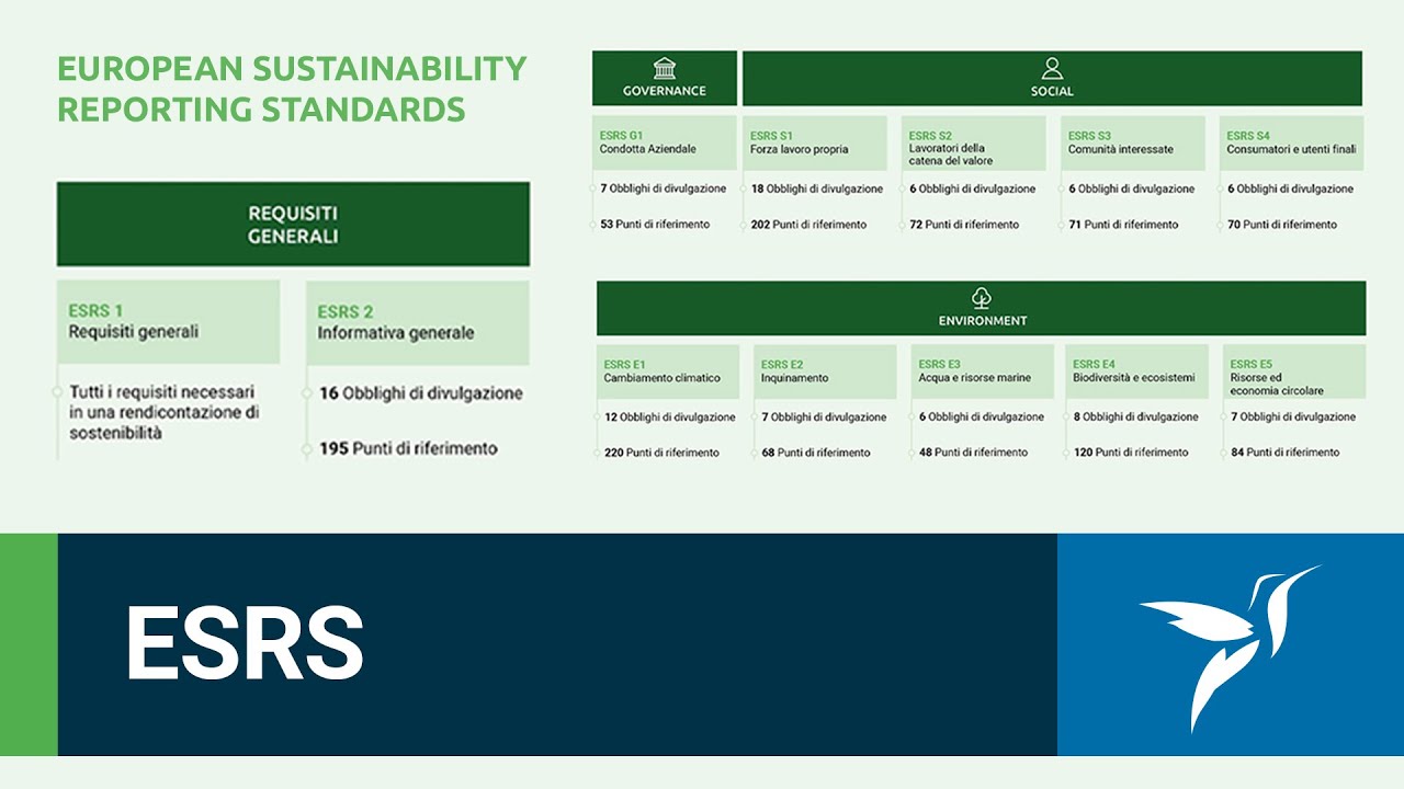 Standard ESRS: cosa sono e cosa prevedono