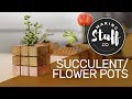 How to Make Flower Pots / Planter - MakingStuff How to Make Flower Pots / Planter - MakingStuff