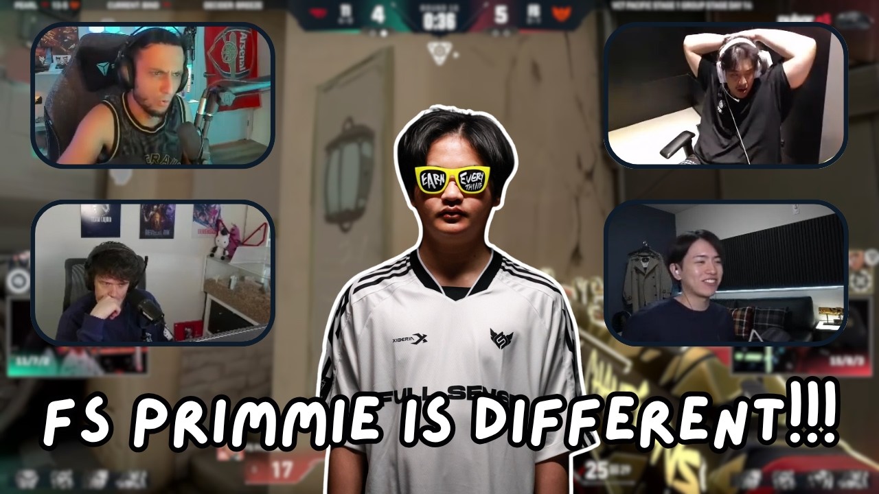 Streamers React to INSANE PLAY by FS primmie | VCT PACIFIC 2026 - YouTube